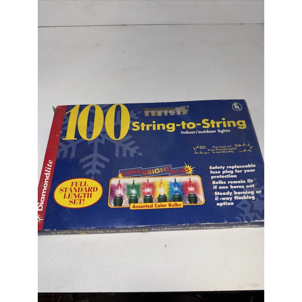 100 END-TO-END MIDGET LIGHTS Brand  NEW IN PACKAGE INDOOR/OUTDOOR